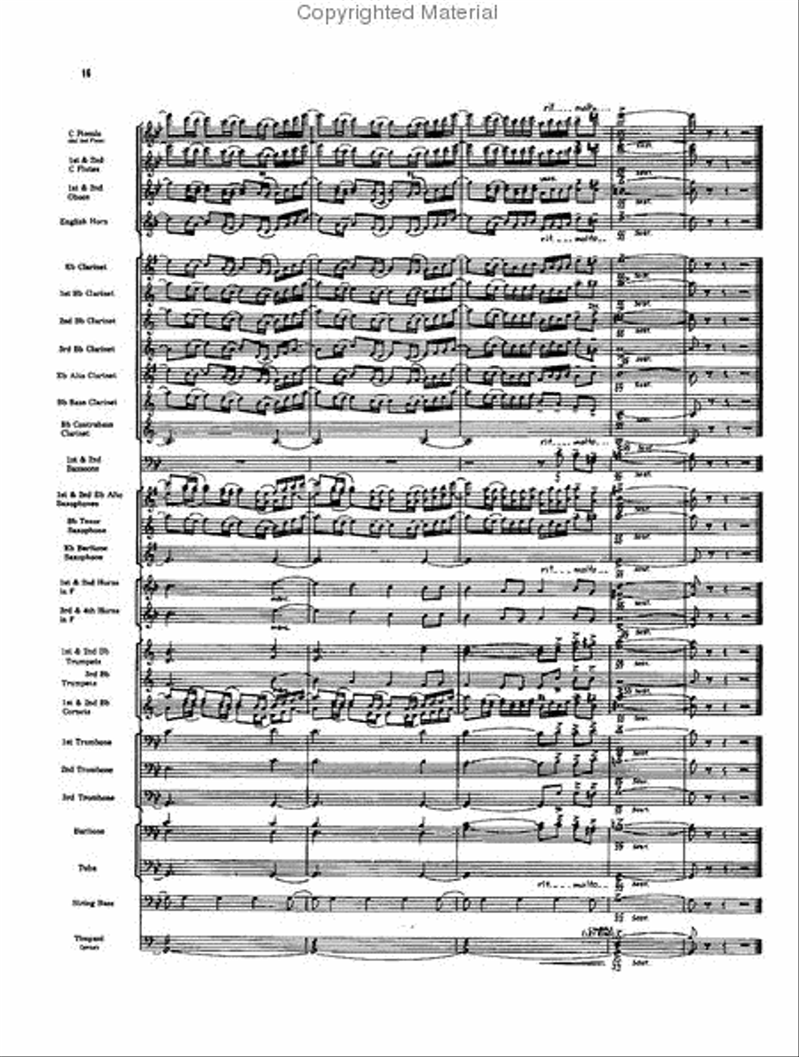 Thus Do You Fare, My Jesus Concert Band scores gallery preview page 14