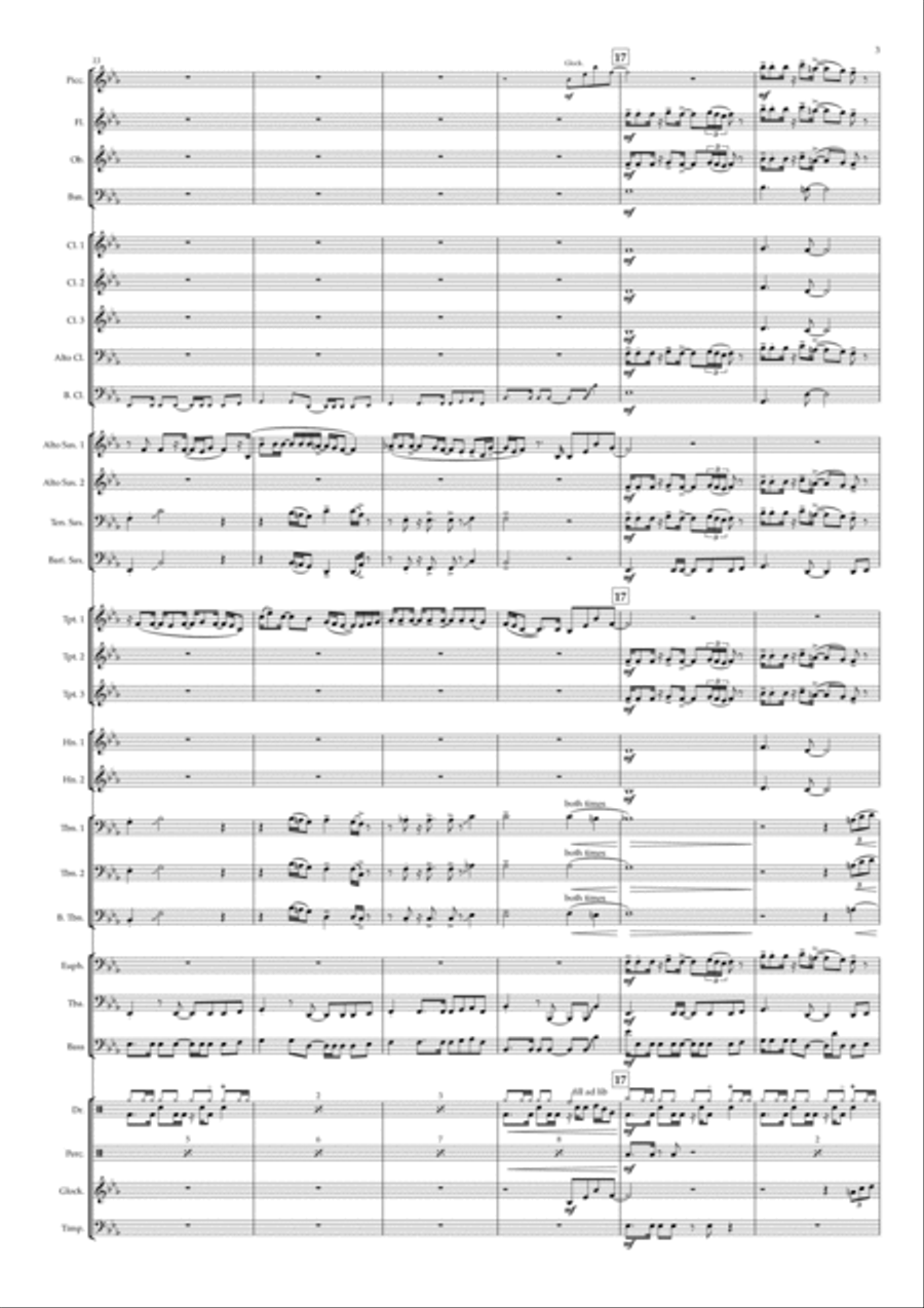 I Love Your Smile Concert Band scores gallery preview page 3