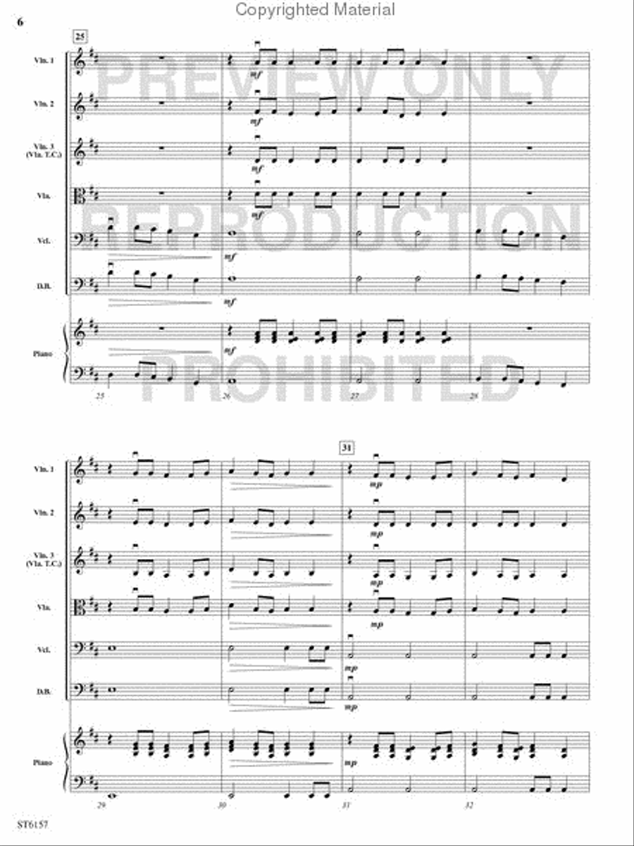 Morning Lights Morning Lights String Orchestra scores gallery preview page 5