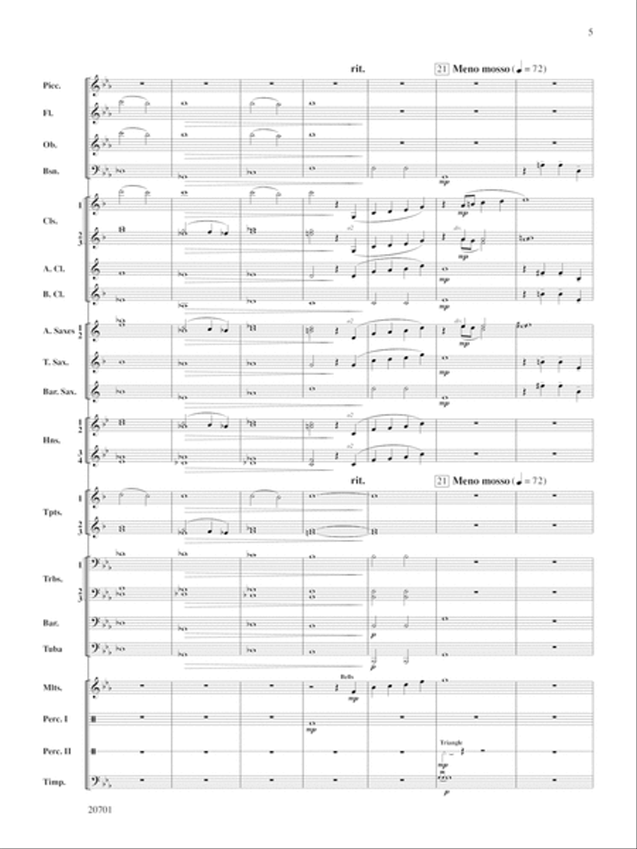 Lincoln Legend: Score Lincoln Legend: Score Concert Band scores gallery preview page 5