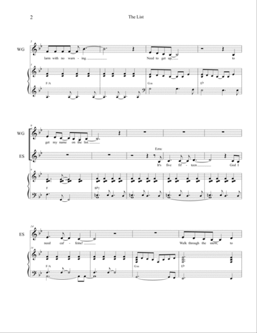 The List The List Voice scores gallery preview page 2