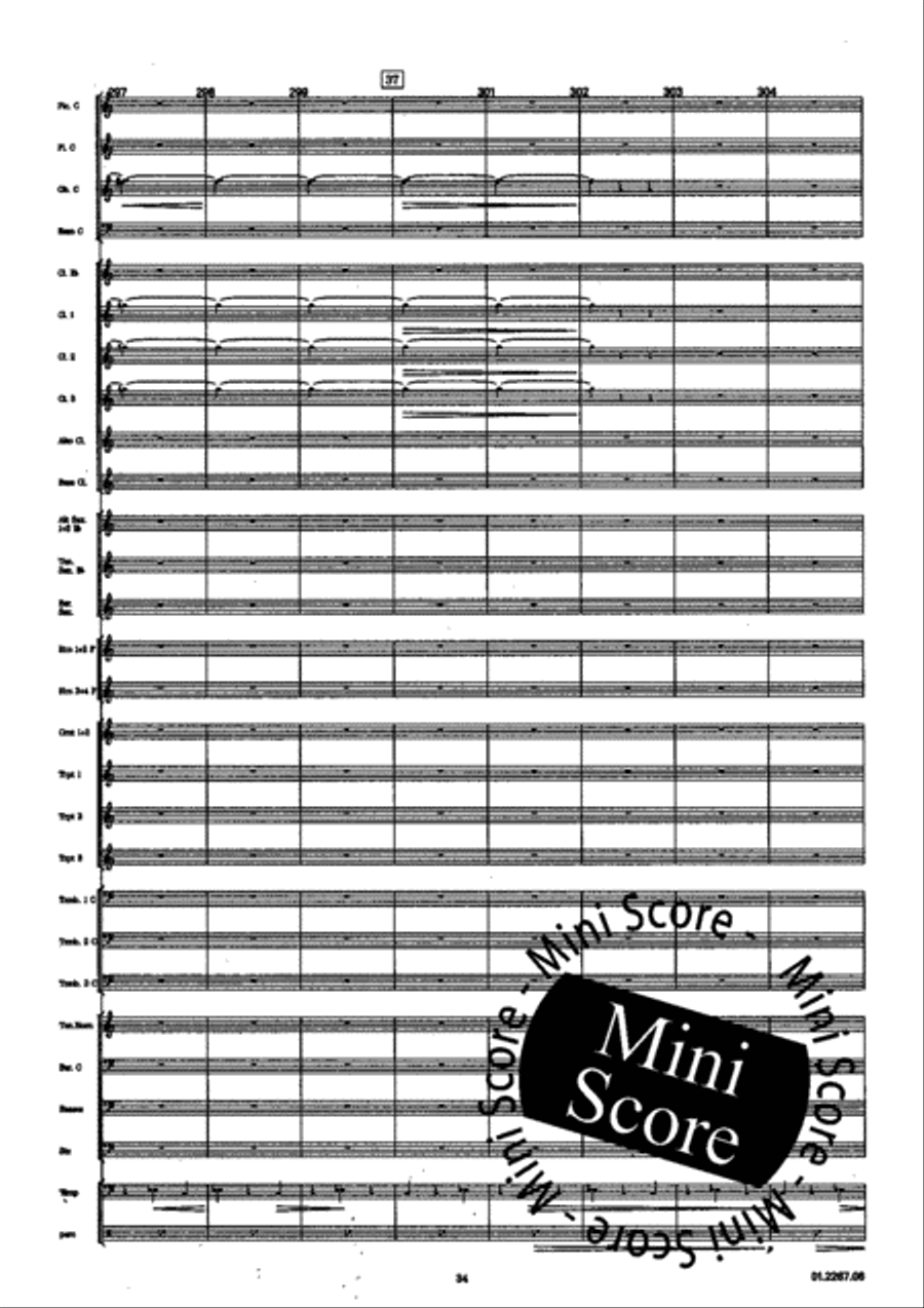 La Derniere Valse Concert Band scores gallery preview page 38