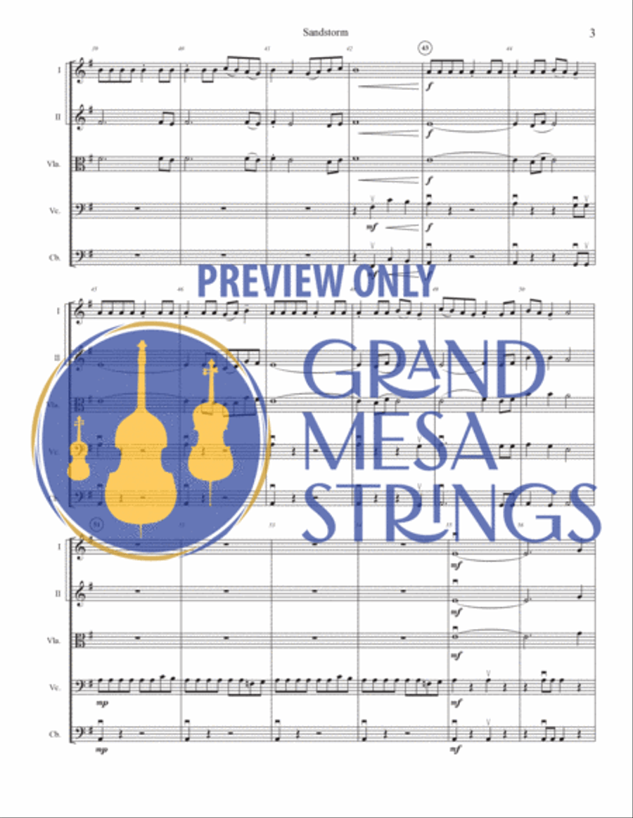 Sandstorm String Orchestra scores gallery preview page 4