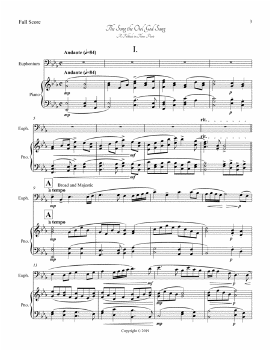 The Song the Owl God Sang -- A Folktale in Three Parts 3-Part scores gallery preview page 3