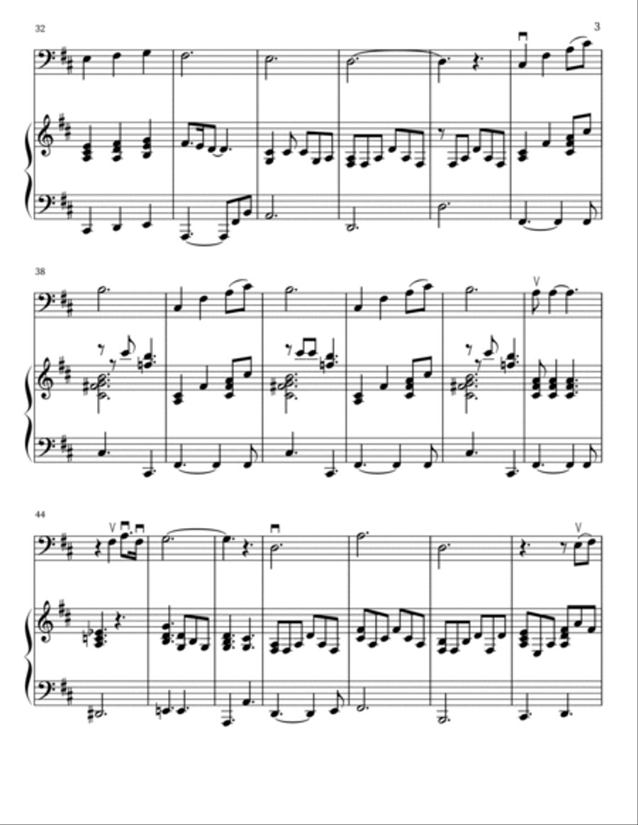 Can't Help Falling In Love Piano scores gallery preview page 3