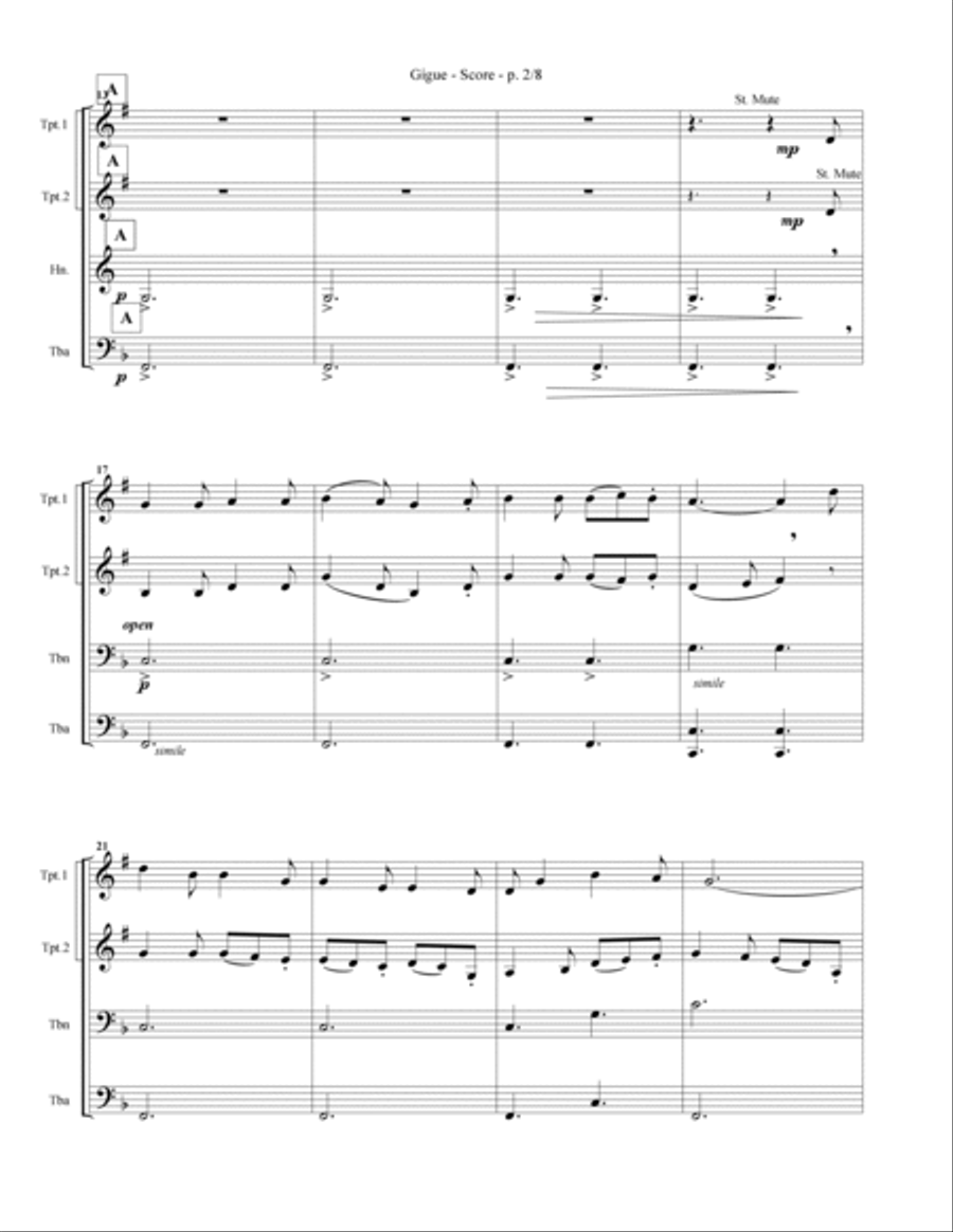 AZMON - Gigue AZMON - Gigue Sacred scores gallery preview page 4