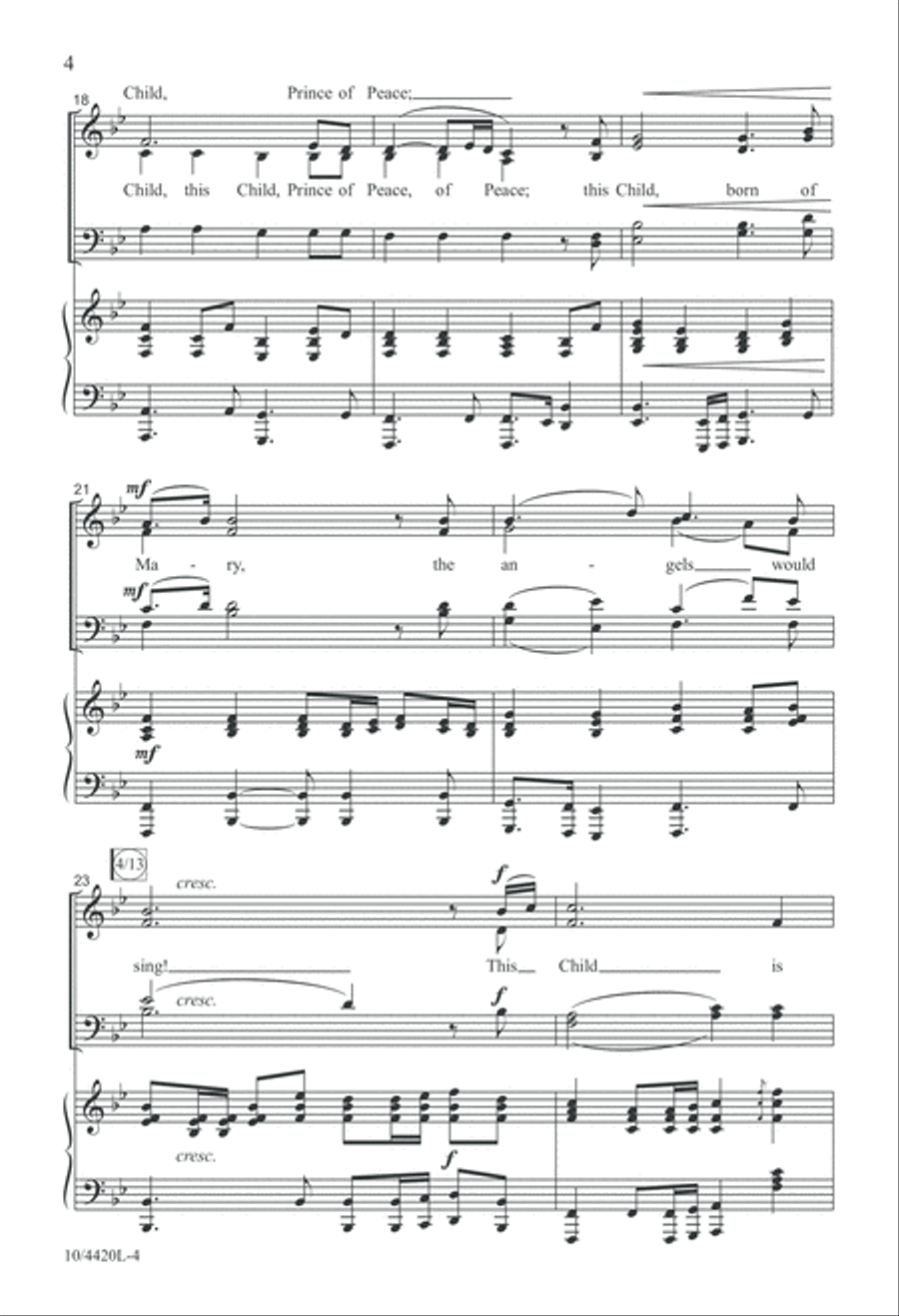 This Child 4-Part scores gallery preview page 4