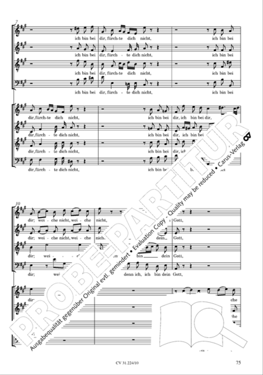 The complete motets (without Bc) Choir scores gallery preview page 82
