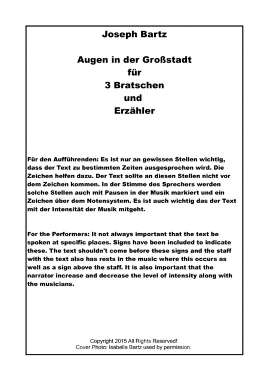 Augen in der Großstadt String Trio scores gallery preview page 2