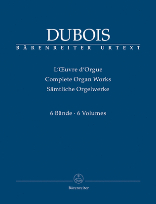 Book cover for Complete Organ Works, Volume I-VI