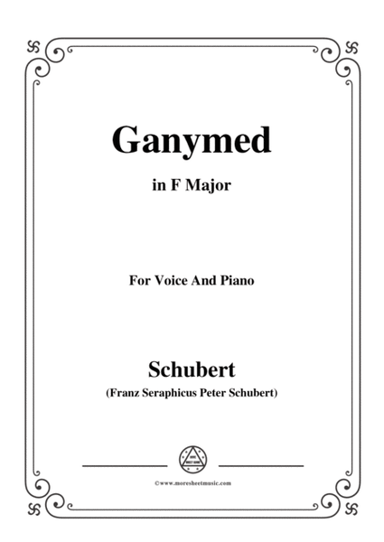 Schubert-Ganymed,Op.19 No.3,in F Major,for Voice&Piano image number null