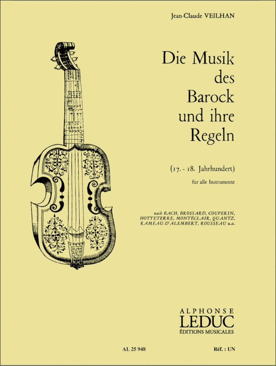 The Music Of The Baroque And Its Rules CD scores gallery preview page 1