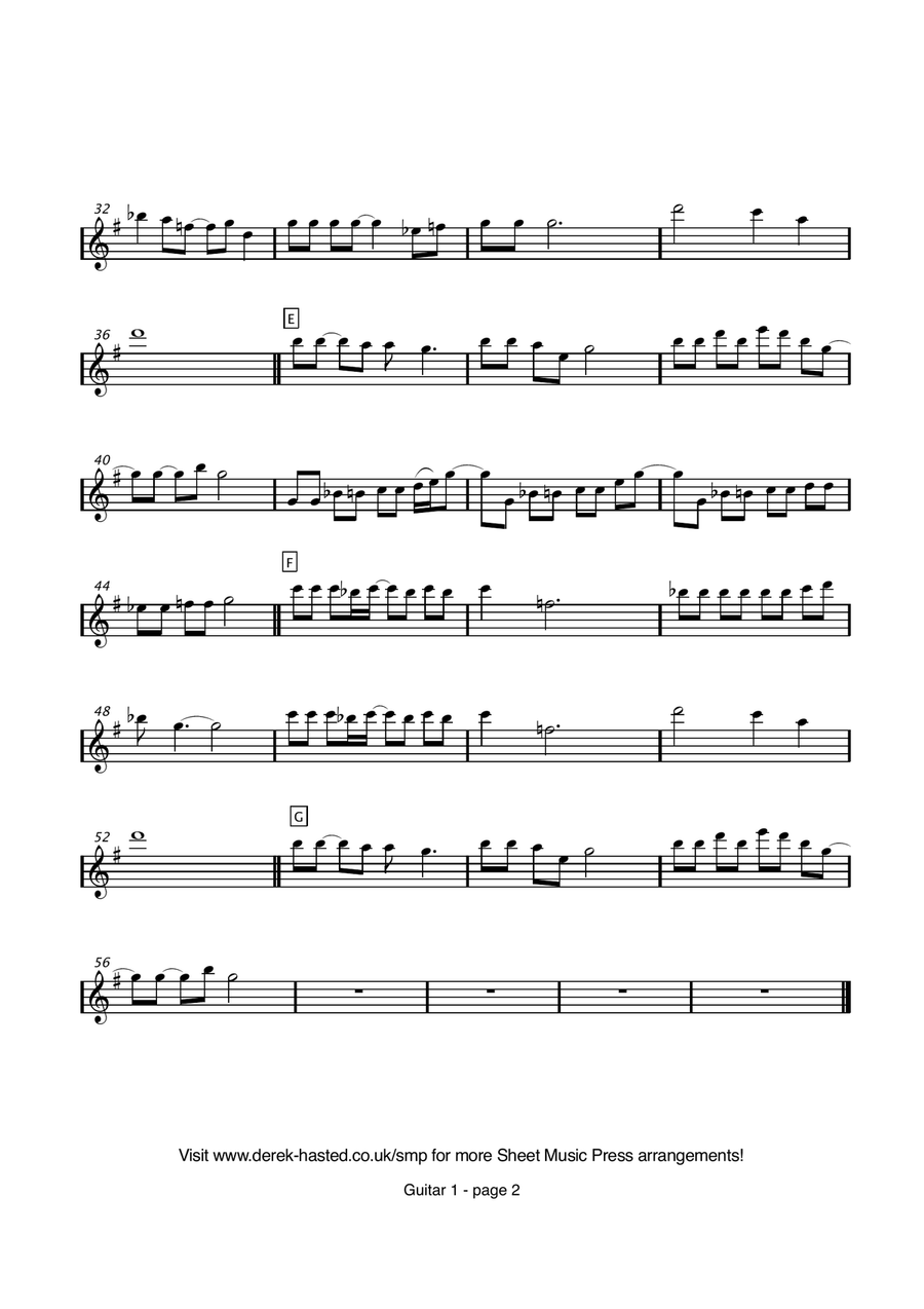 Lady Madonna Guitar Ensemble scores gallery preview page 5