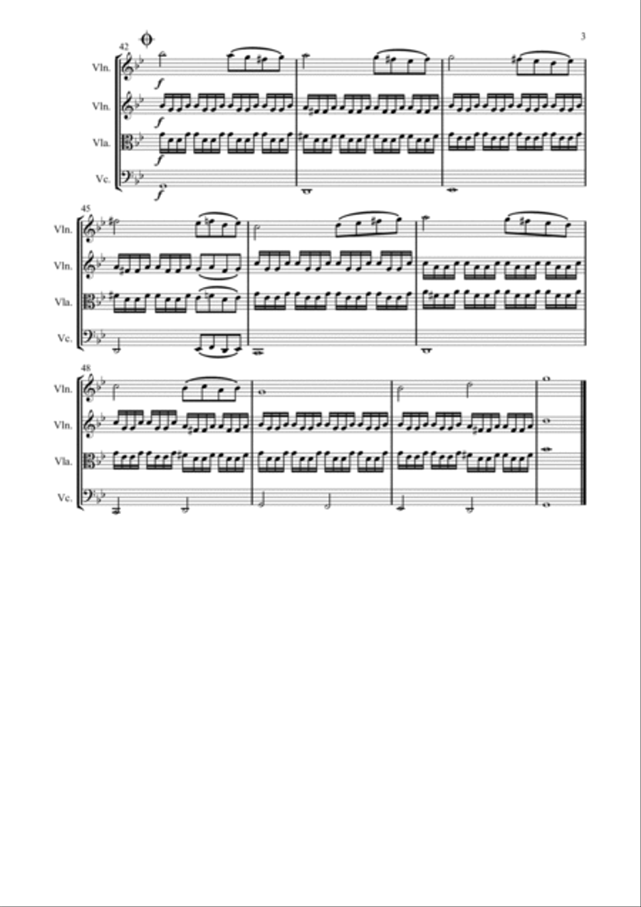 TANJUNG PUTERI String Quartet scores gallery preview page 3