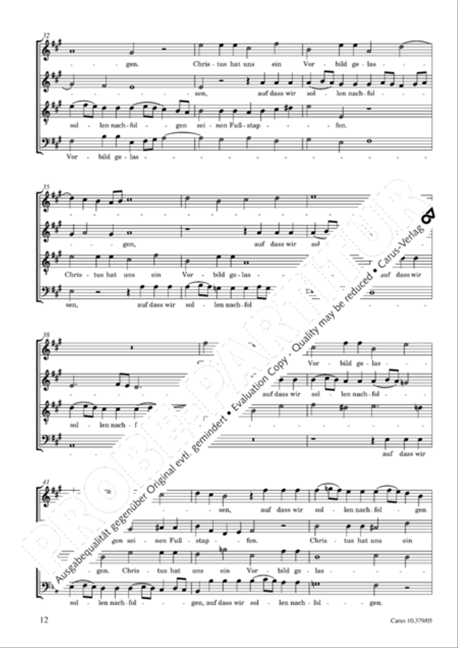 Der Tod Jesu 4-Part scores gallery preview page 13