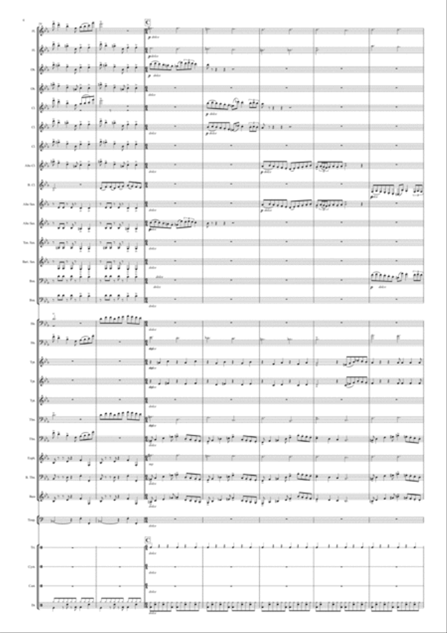 On Las Ramblas Concert Band scores gallery preview page 4