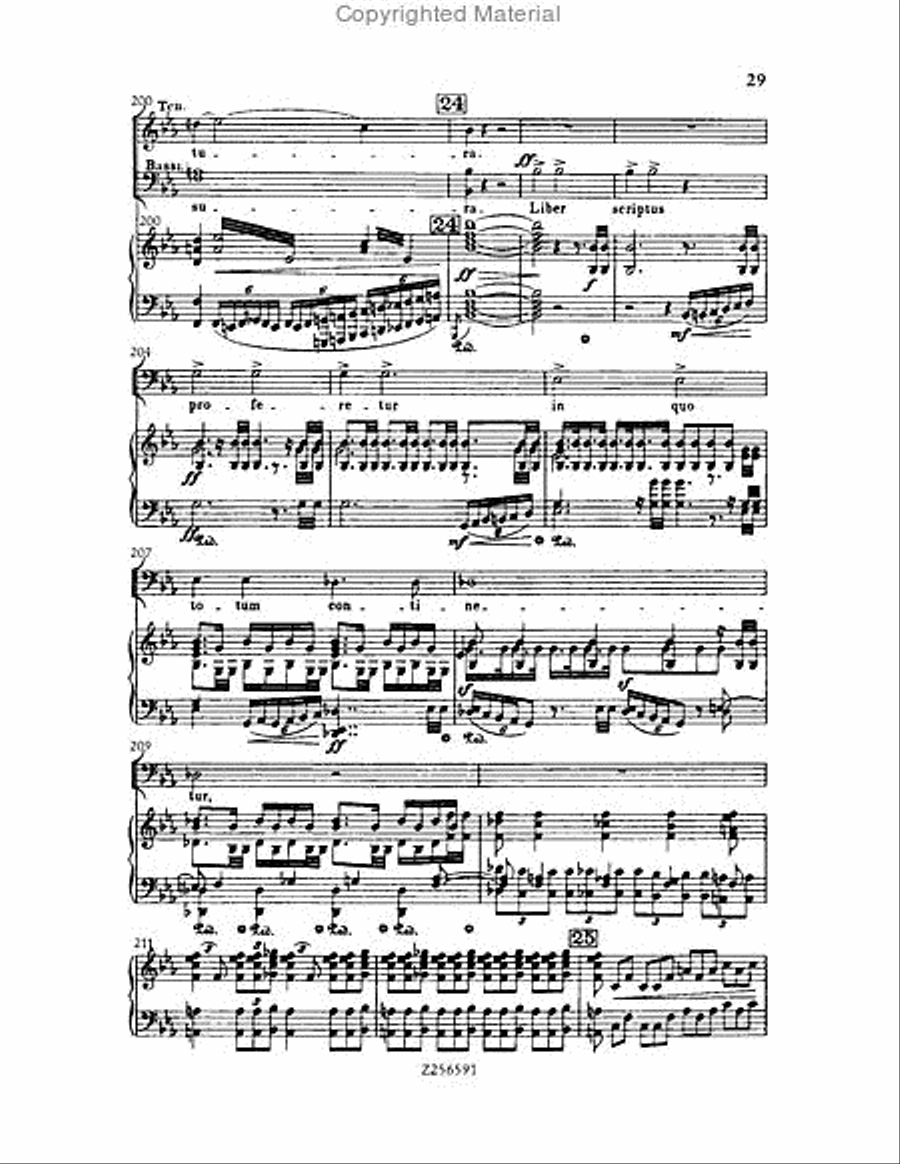 Grande Messe du Morts, H 75 Choir scores gallery preview page 29
