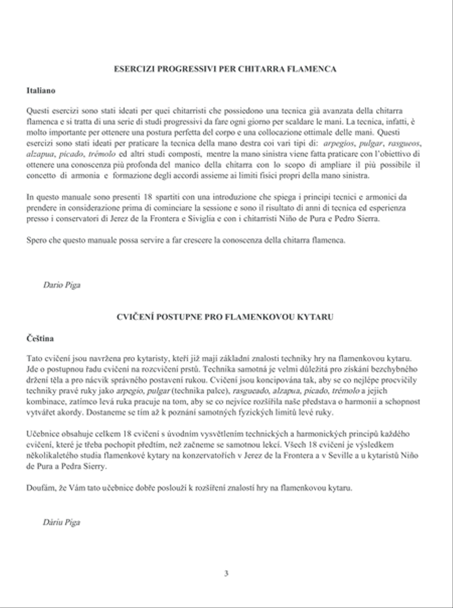 Progressive Exercises for Flamenco Guitar Lute scores gallery preview page 4