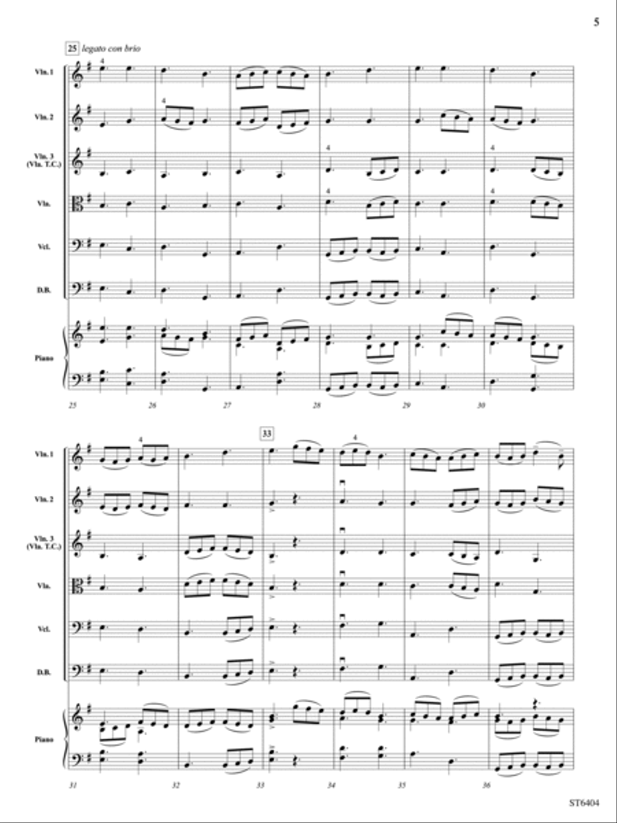 Swashbucklers Saga: Score String Orchestra scores gallery preview page 5