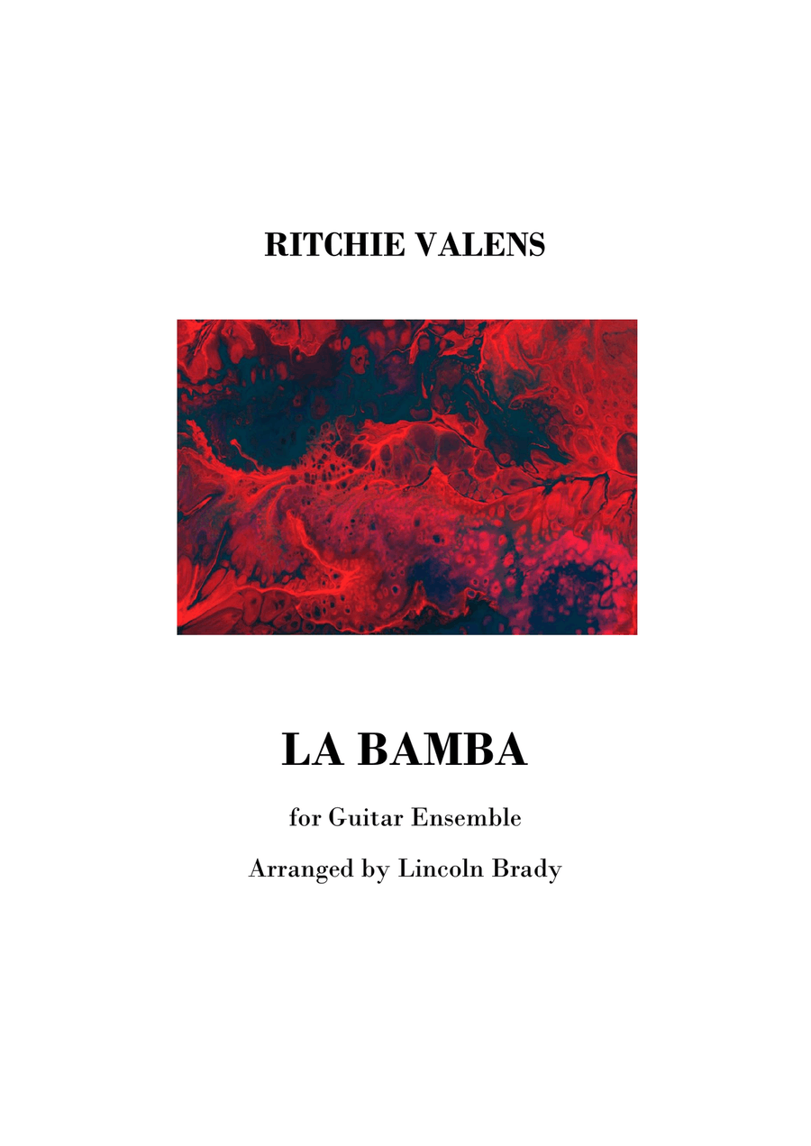 La Bamba Guitar Ensemble scores gallery preview page 1