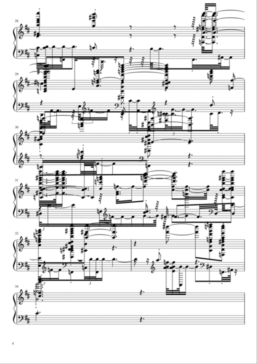 Koho Handin Gama Rawdena Piano Solo scores gallery preview page 4