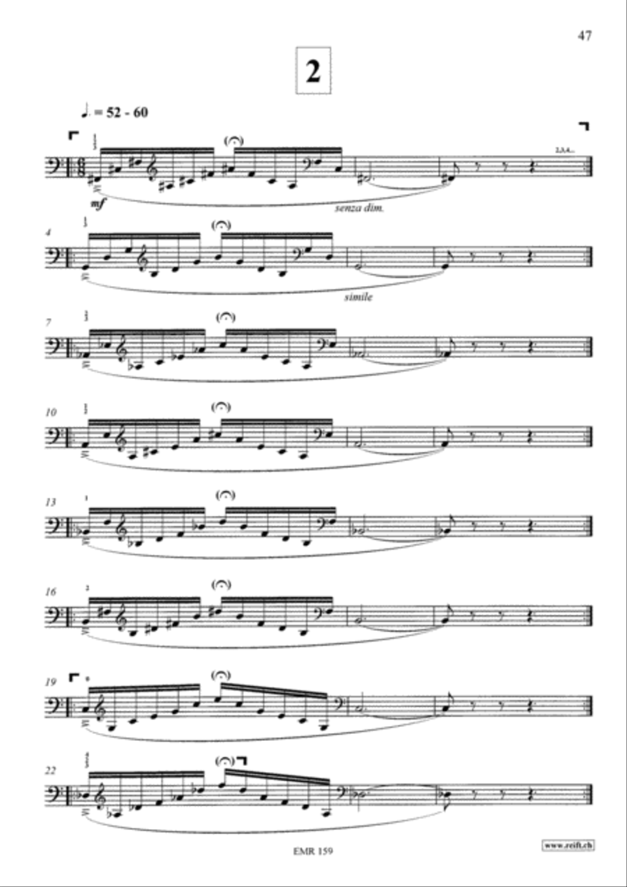 Treatise-Method and Exercises & 21 Etudes Horn scores gallery preview page 10