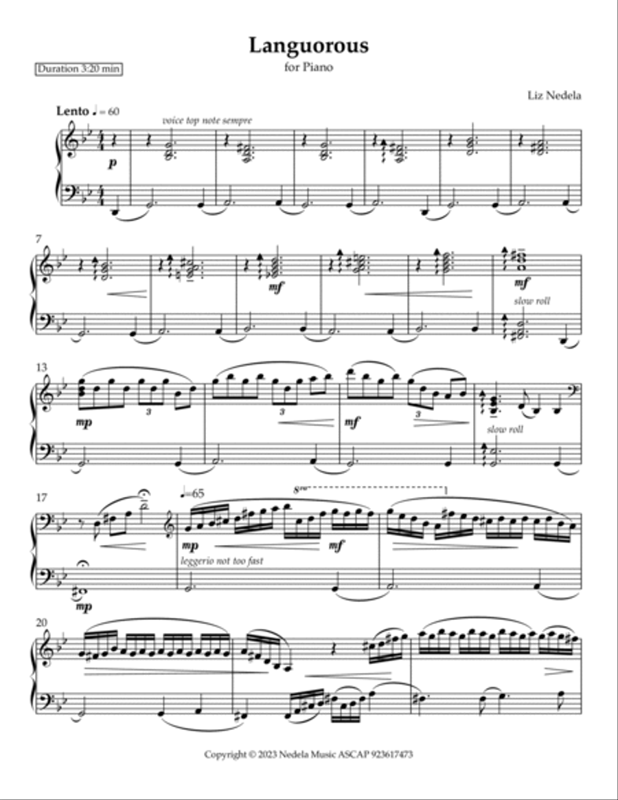 Languorous Languorous Piano Method scores gallery preview page 4