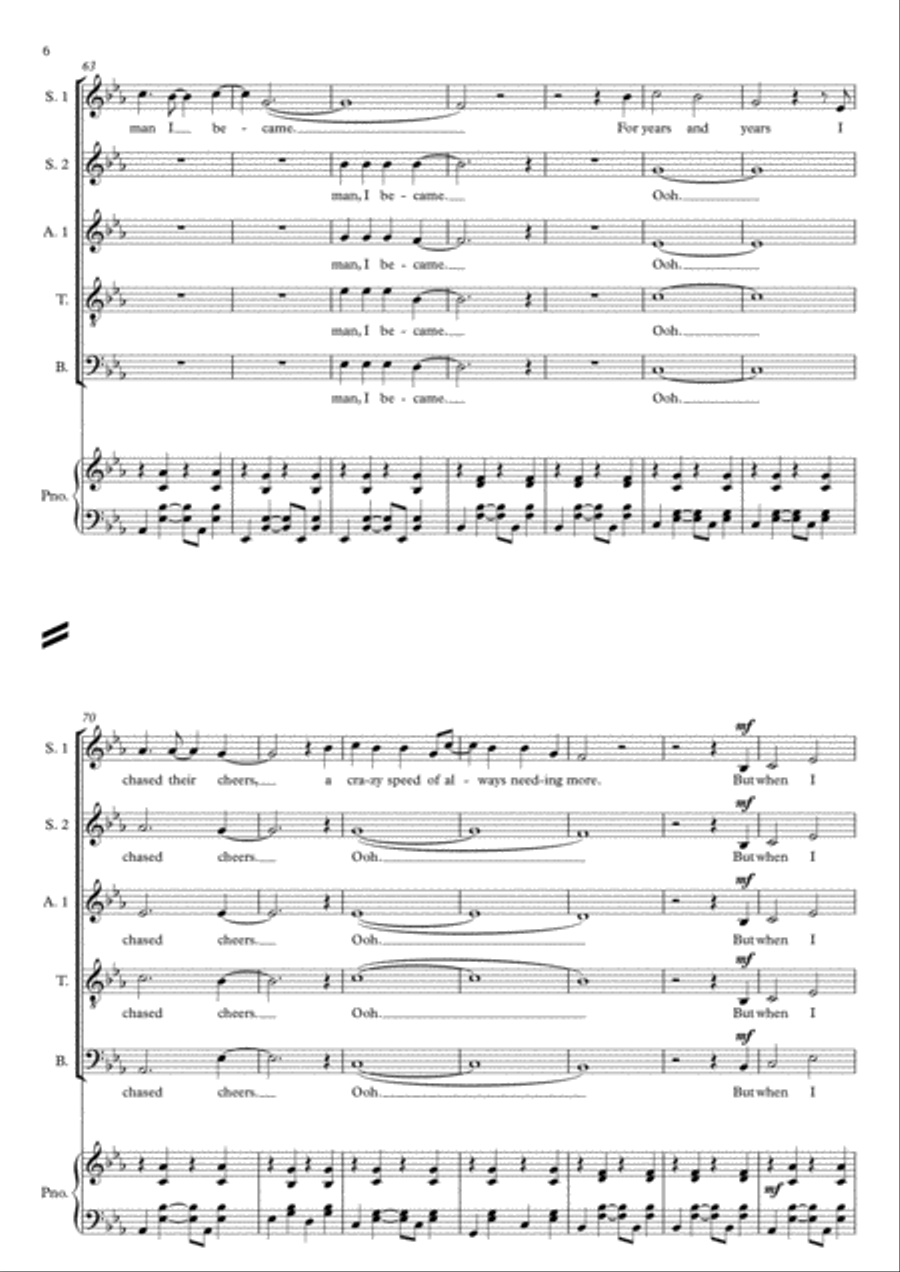 From Now On 4-Part scores gallery preview page 6