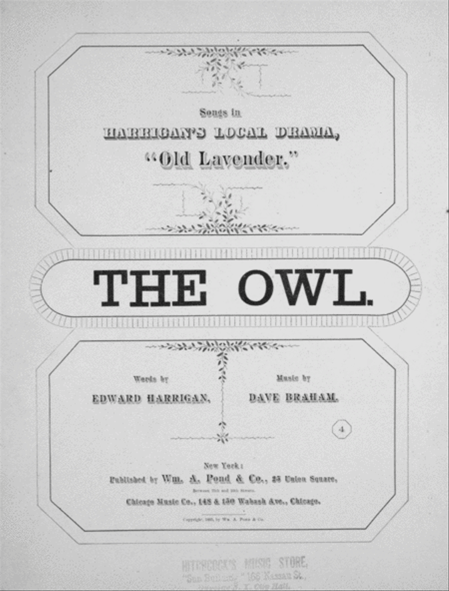 Songs in Harrigan's Local Drama, 
