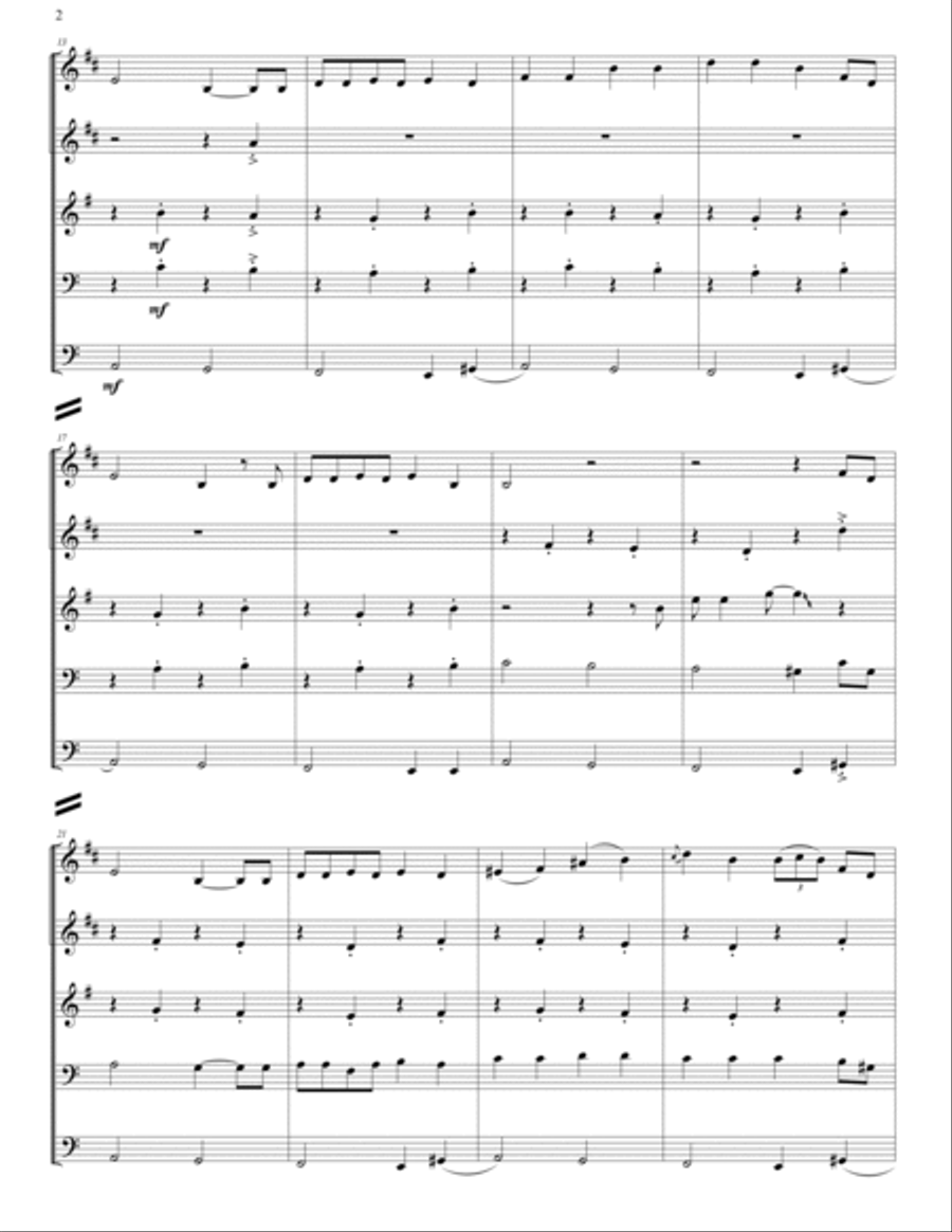 Hit The Road Jack Hit The Road Jack Brass Ensemble scores gallery preview page 5