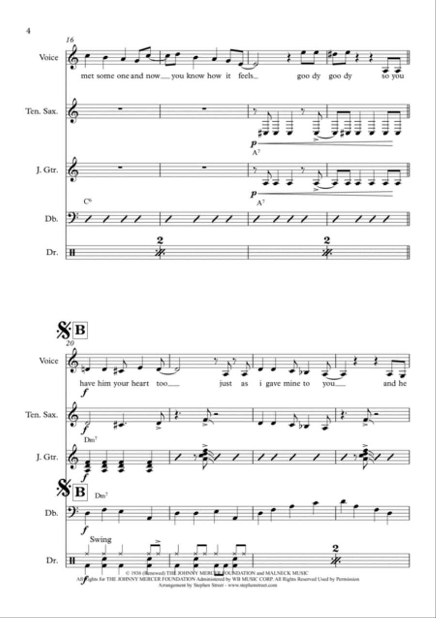 Goody Goody Jazz Ensemble scores gallery preview page 4
