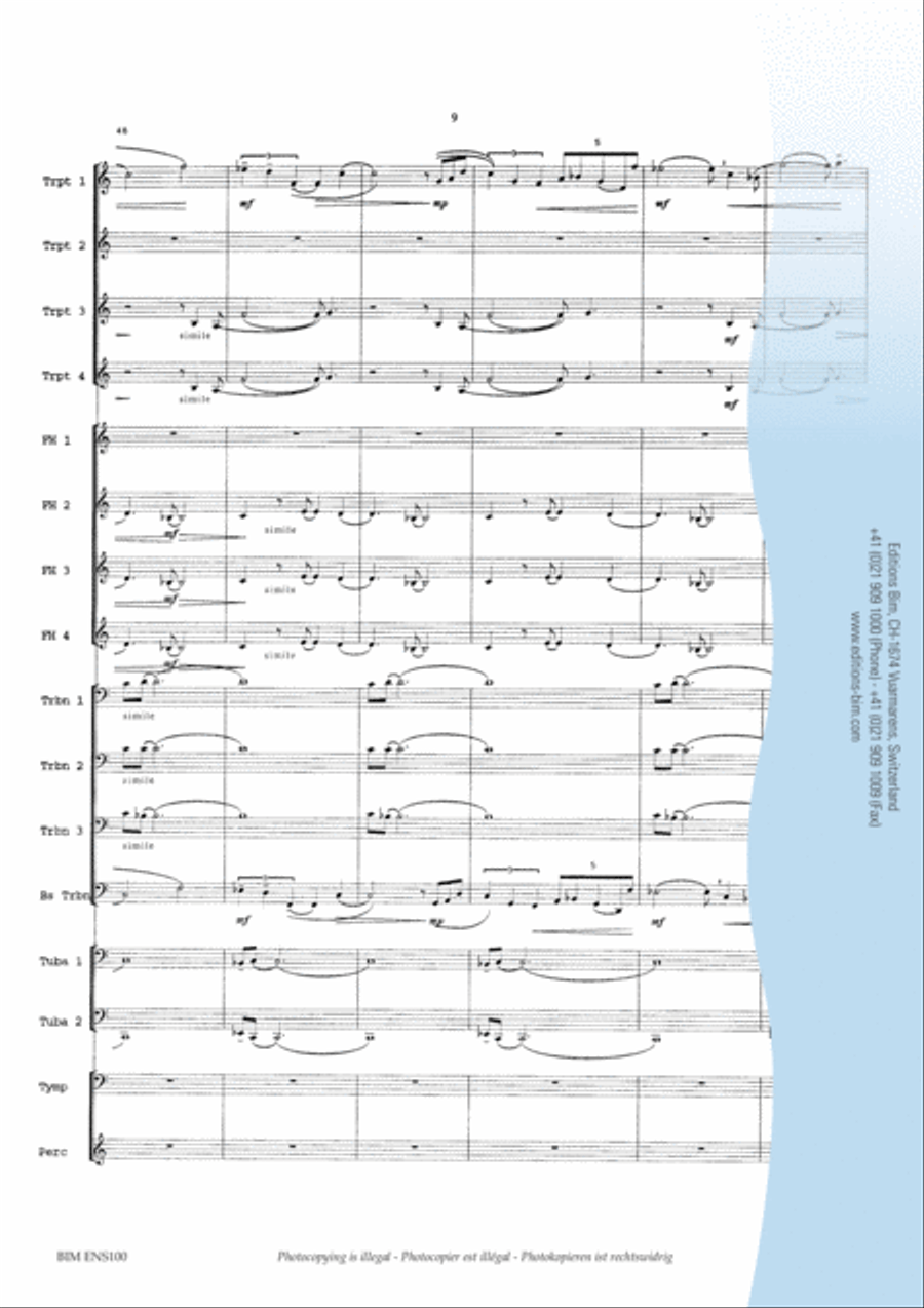 Reflections on a Dance Horn scores gallery preview page 10