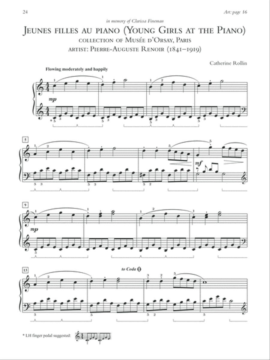 Museum Masterpieces, Book 2 Piano Solo scores gallery preview page 12