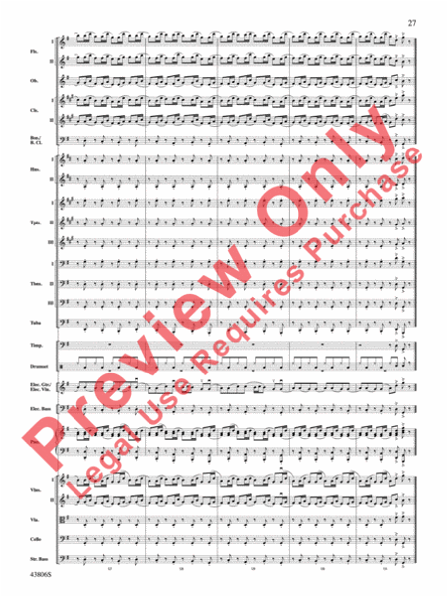 A Mad Russian's Christmas Full Orchestra scores gallery preview page 28