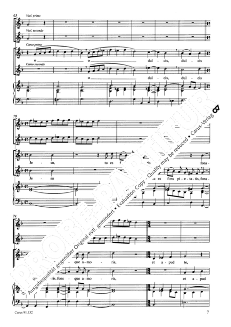 O dulcis Jesu 2-Part scores gallery preview page 8