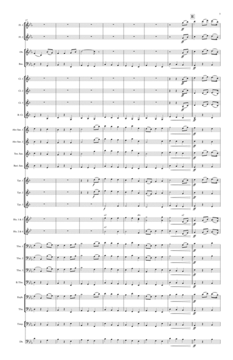 Chorale from "Jupiter" - Concert Band image number null
