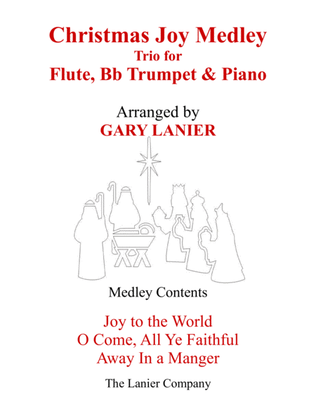 Book cover for CHRISTMAS JOY MEDLEY (Trio – Flute, Bb Trumpet & Piano with Parts)