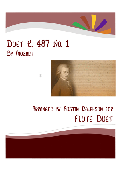 Mozart K. 487 No. 1 - flute duet image number null