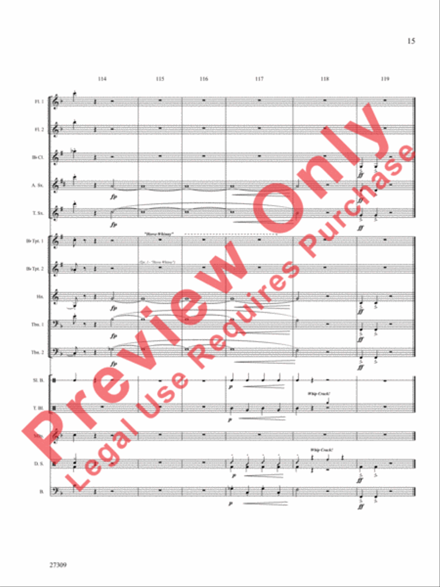 Sleigh Ride Choir scores gallery preview page 16