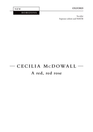 Book cover for A red, red rose