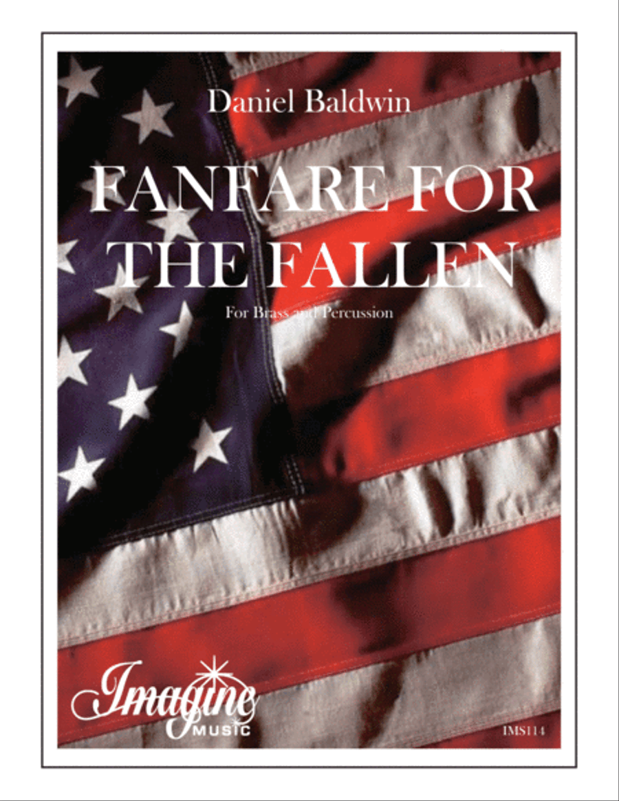 Fanfare for the Fallen Fanfare for the Fallen Percussion Ensemble scores gallery preview page 1