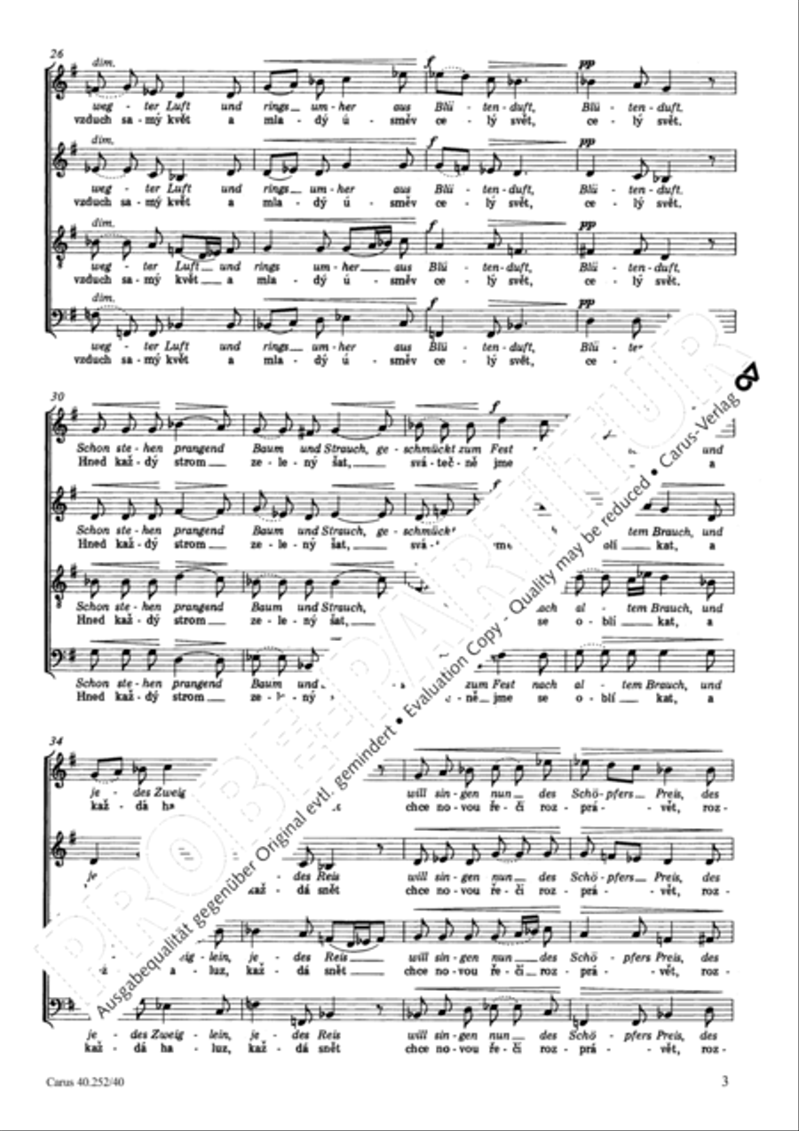 Vybehla briza 4-Part scores gallery preview page 4
