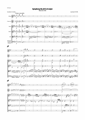 Haydn - Symphony No.65 in A major, Hob.I:65