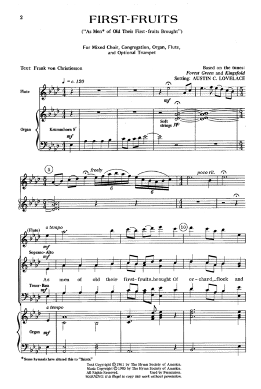 First-Fruits 2-Part scores gallery preview page 2