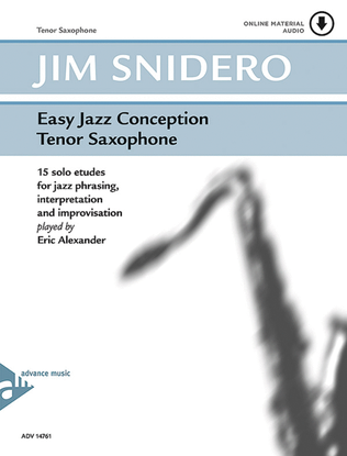 Book cover for Easy Jazz Conception Tenor Saxophone