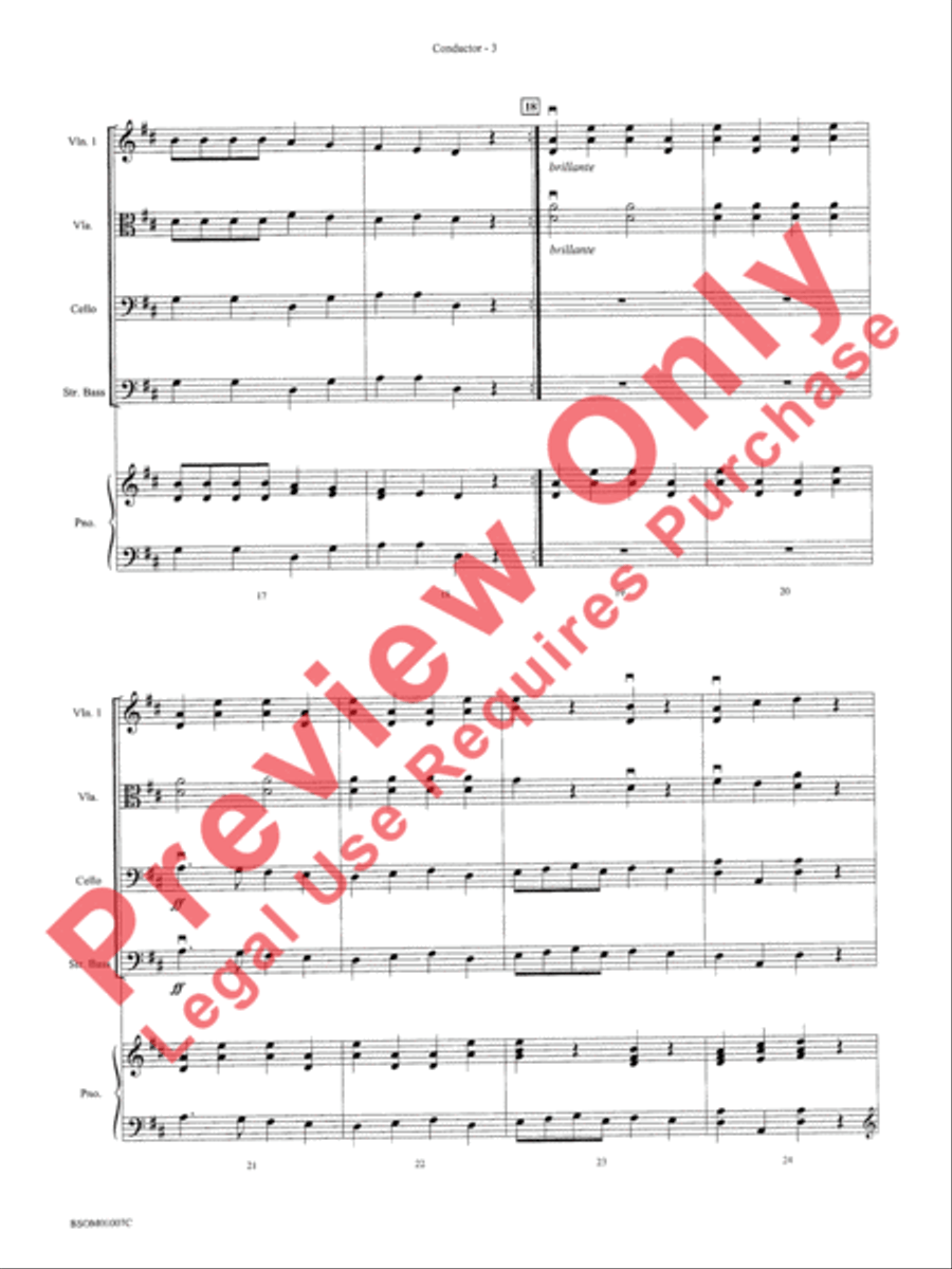 Deck the Halls String Orchestra scores gallery preview page 6
