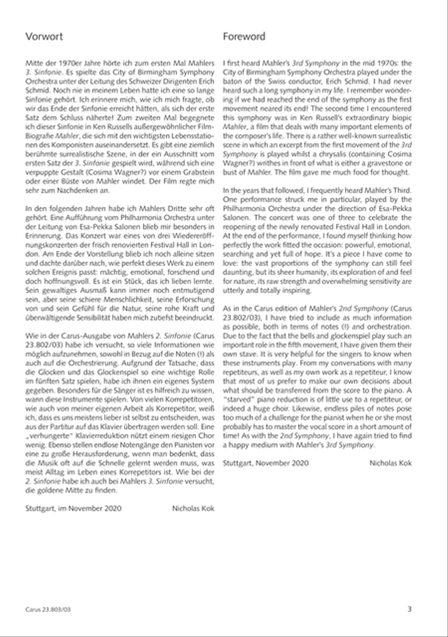 Symphony No. 3 Divisi scores gallery preview page 4