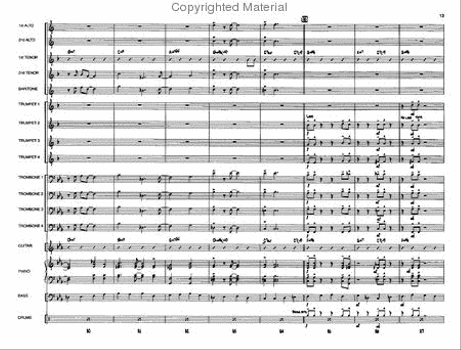 Eenie, Meenie, Minor Mode Jazz Ensemble scores gallery preview page 12