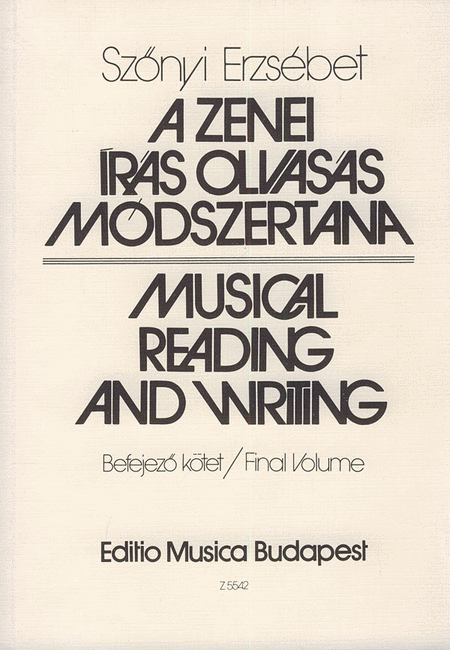 Methodik des musikalischen Schreibens und Lesens