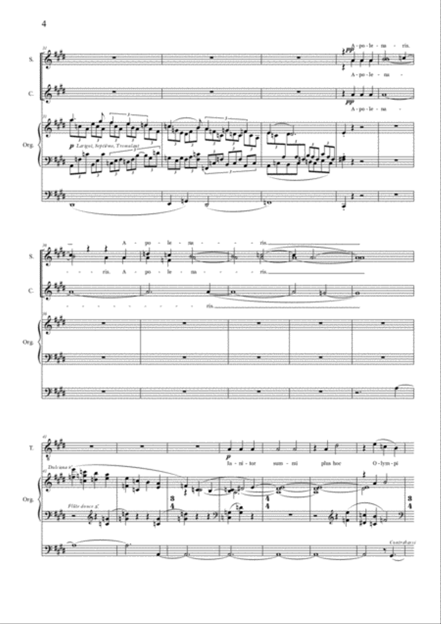 Stefano Maria Torchio: Consul æterni 4-Part scores gallery preview page 4